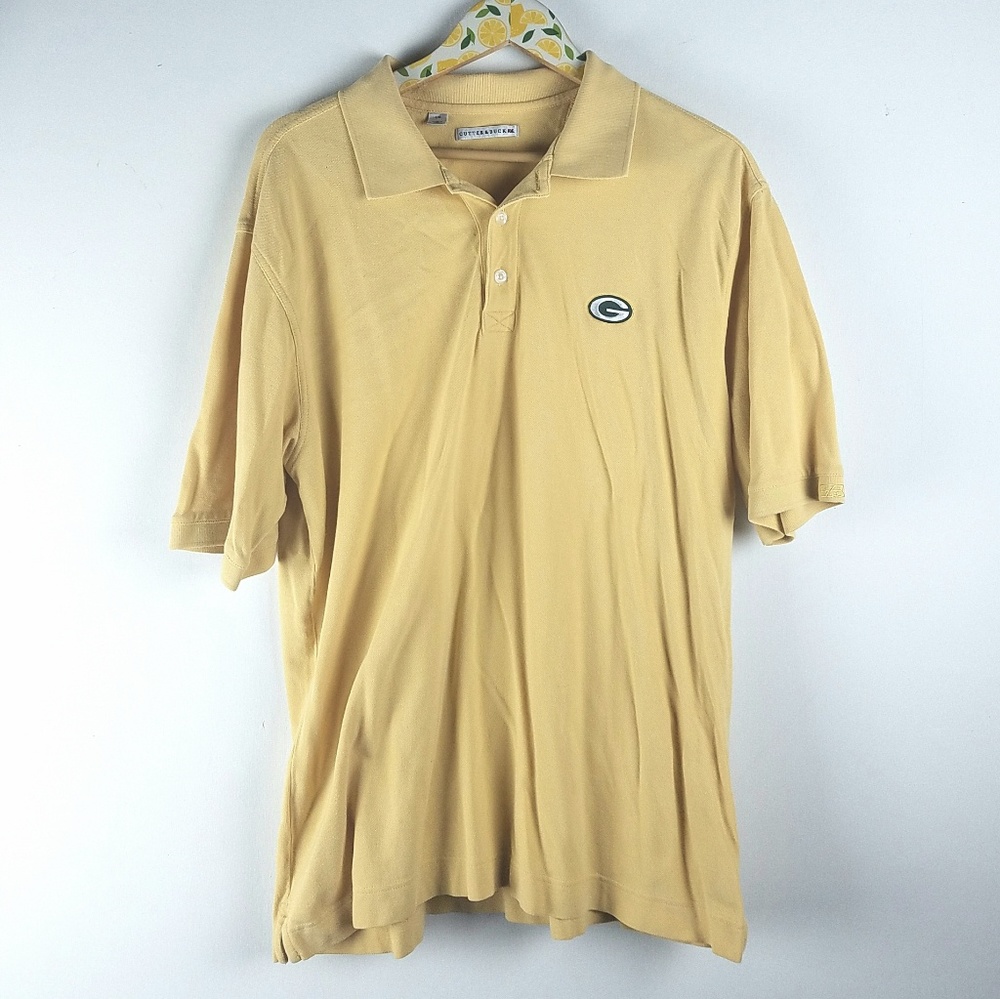 Green Bay Packers Polo Shirt Large Cutter Buck